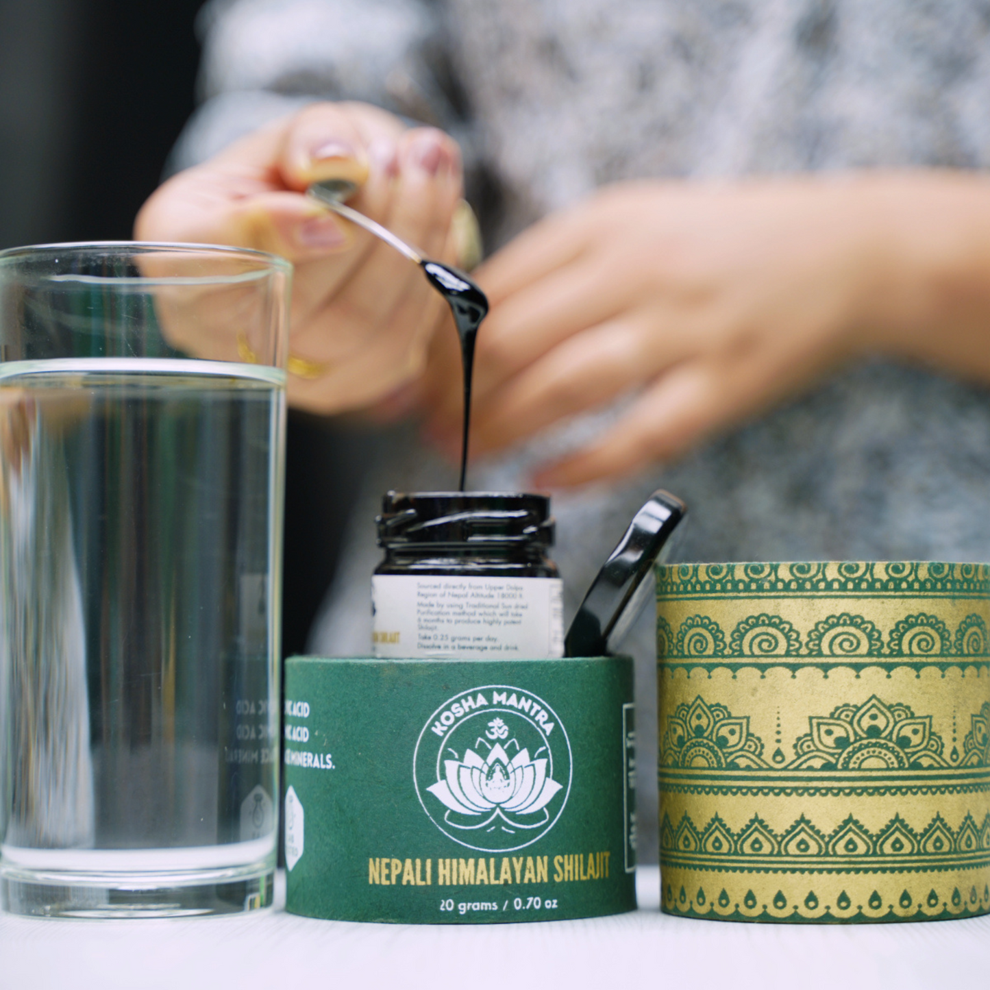 Nepali Himalayan Authentic Shilajit - Sourced from 18,000 ft in Nepal - 20 gram.